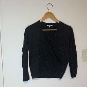 Madewell Black V-Neck Sweater